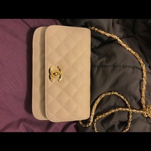 Chanel- cross body wallet/purse. New